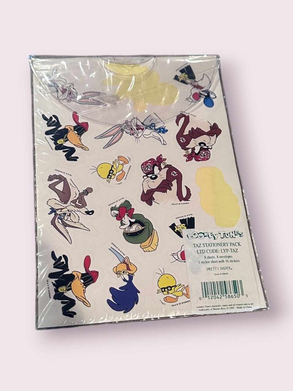 Vintage Looney Tunes Tasmanian Devil Cute Cartoon Stationery Set - Picture 7 of 12